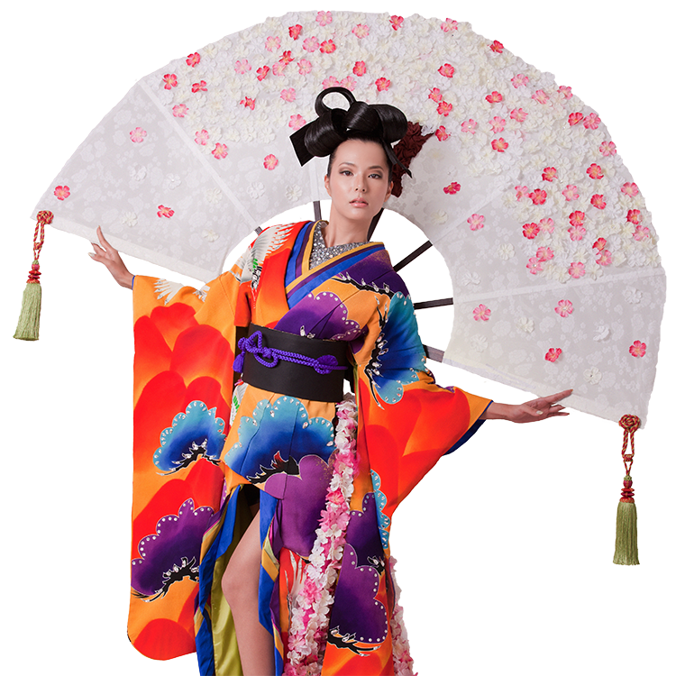 miss japan kimono